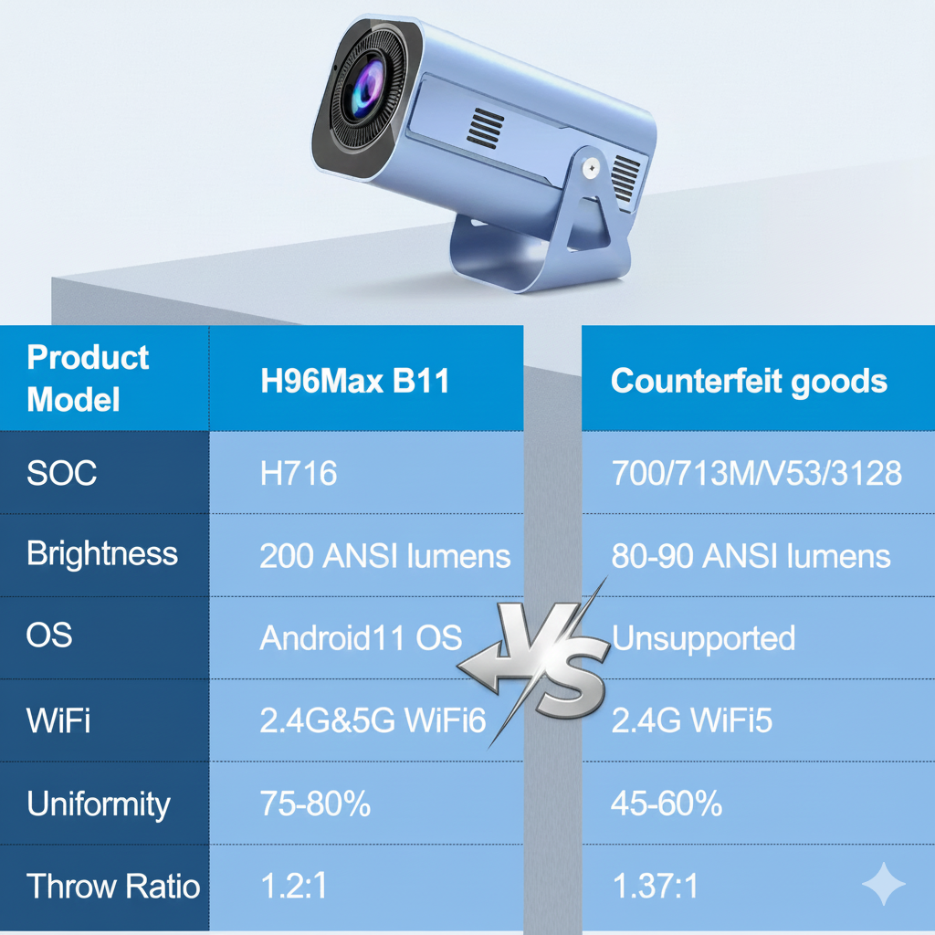 Vision Pro Max 1080p Smart Projector™