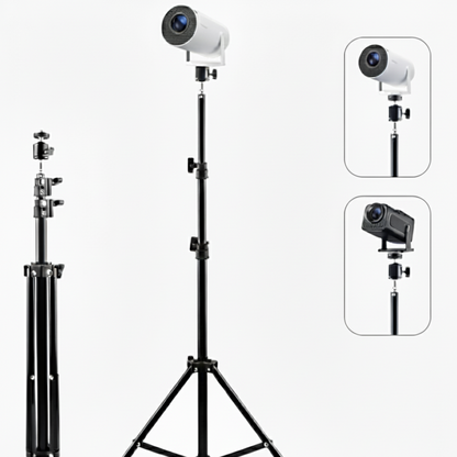 Universal Mini Projector Tripod Stand - Adjustable & Portable